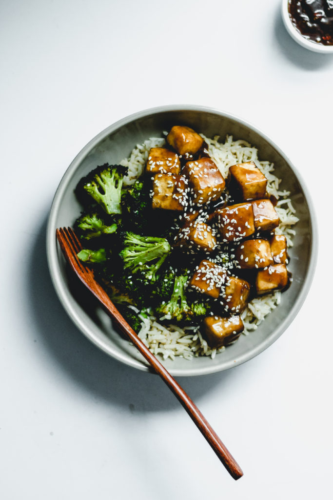 Sheet Pan Honey Sesame Tofu + Broccoli — Baked Greens